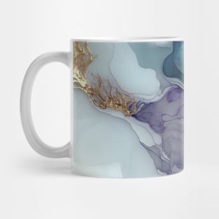 Mottled Mulberry - Abstract Alcohol Ink Resin Art Mug